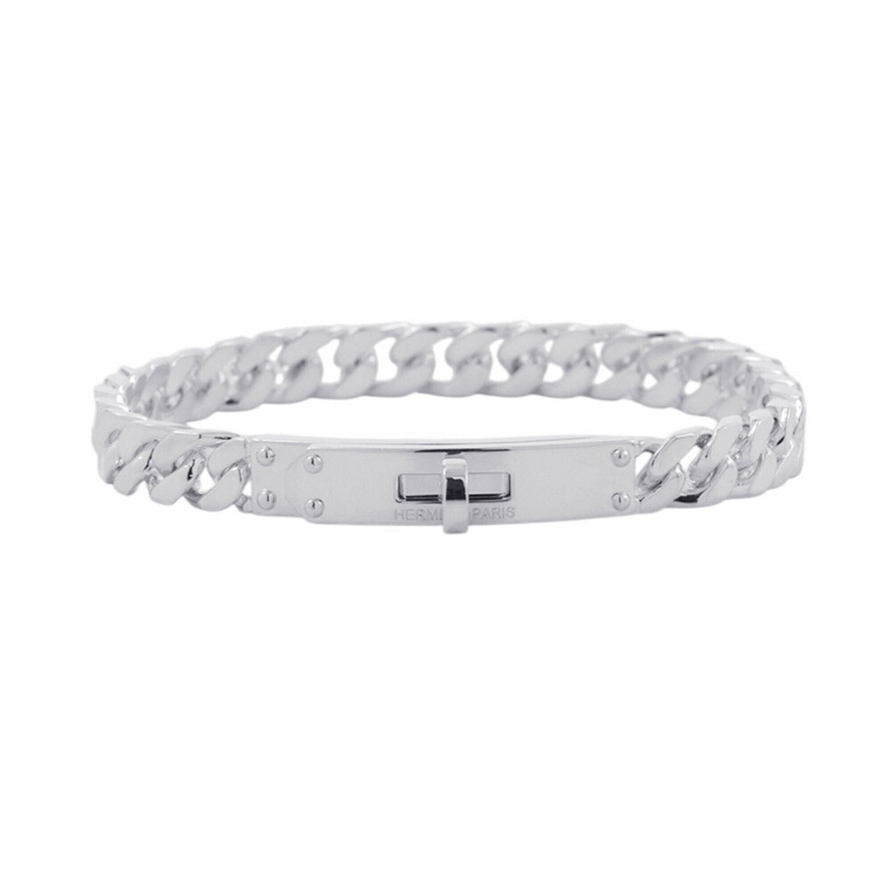 Hermes Kelly Gourmet Bracelet, Size TPM ST, SV925 Silver. (HERMES bracelet)
